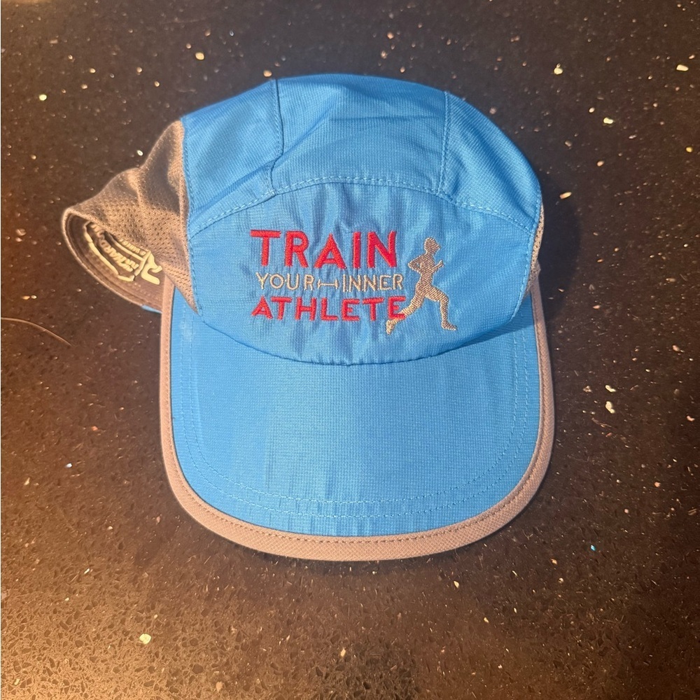 Blue Train Your Inner Athlete Athletic Running Hat